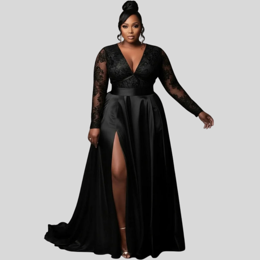 Plus Size Formal Maxi Dress