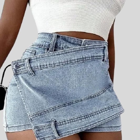 Asymmetrical Plus Size Skirt