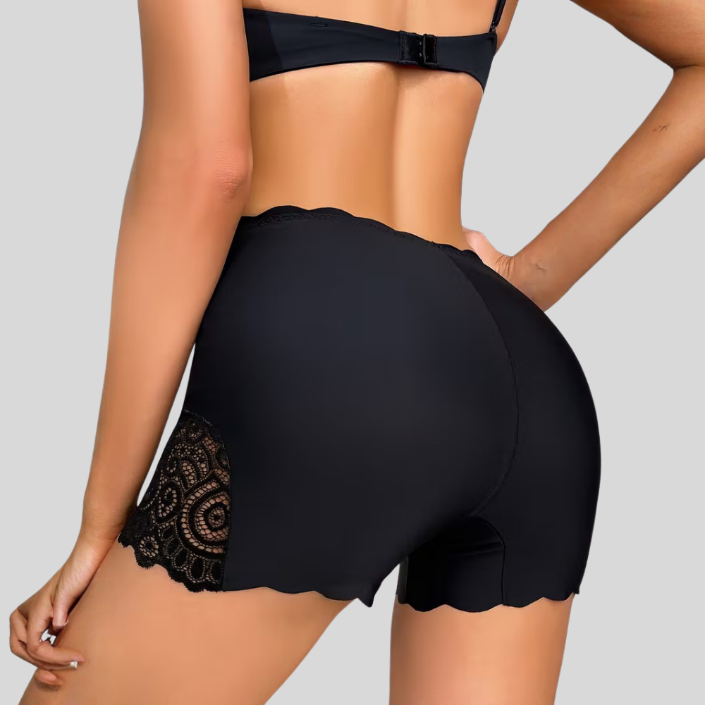 Lace Trim Shapewear Panties