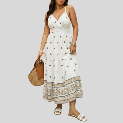 Plus Size Ethnic Cami Dress