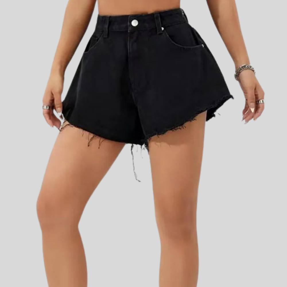 High Waist Plus Size Shorts