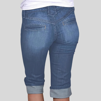 Ripped Bermuda Plus Size Shorts