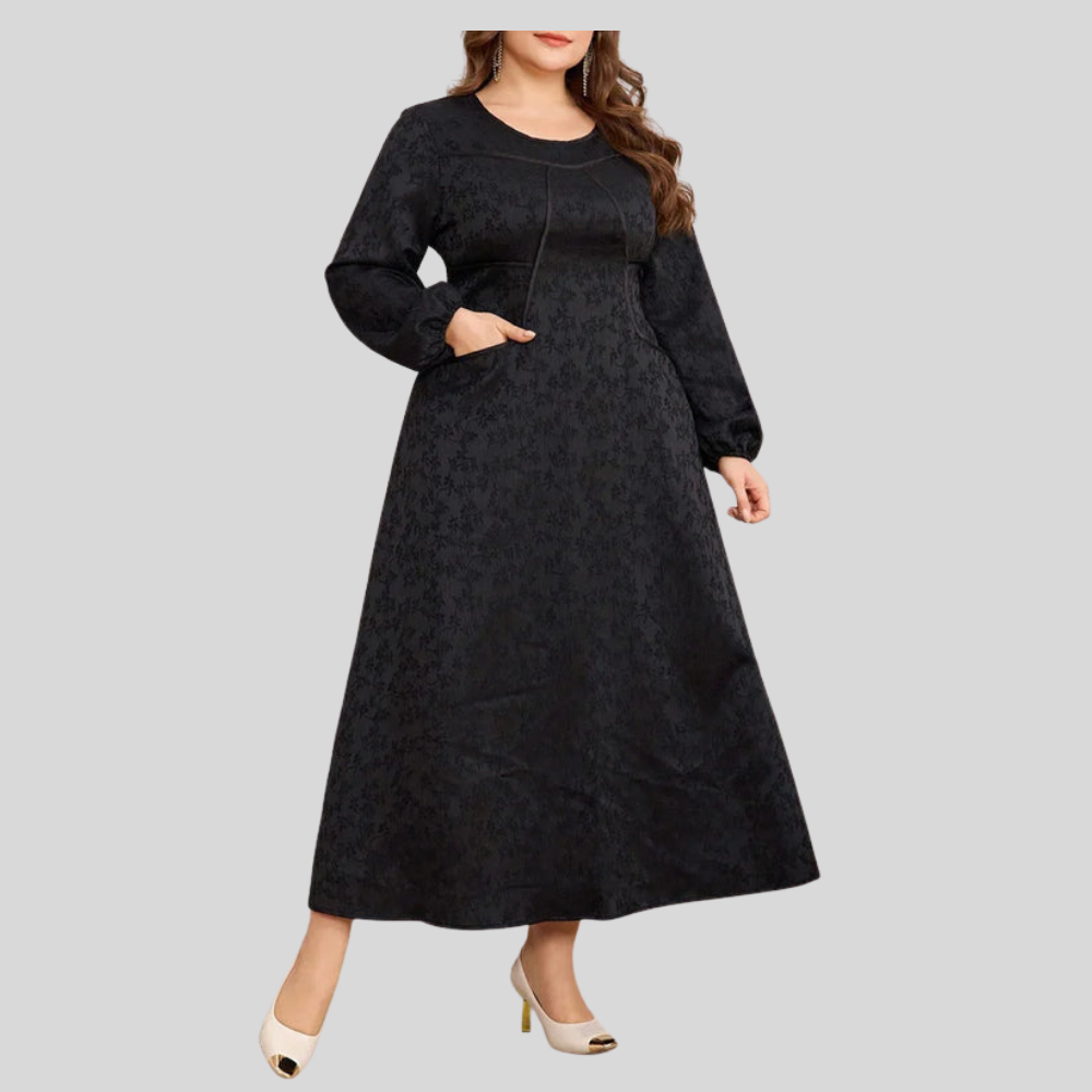Classic Plus Size Long Dress