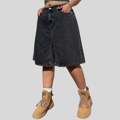 Plus Size Distressed Baggy Jeans