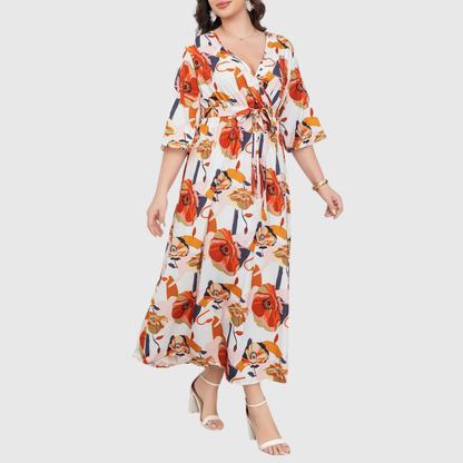 Bloom Waist Plus Size Dress