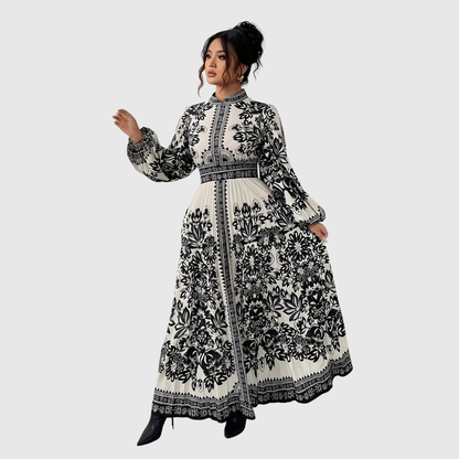 Ethnic Plus Size Casual Dress