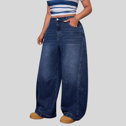 High Waist Straight Leg Jeans