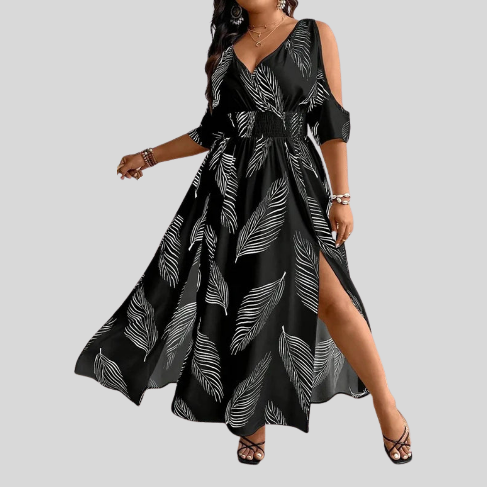 Printed Plus Size Summer Dress