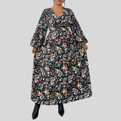 Floral Plus Size Maxi Dress