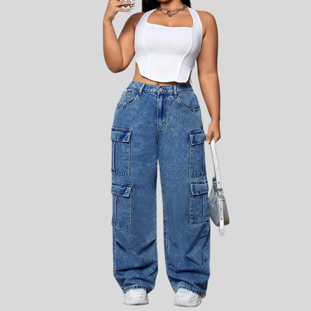 Cargo Wide Plus Size Pants
