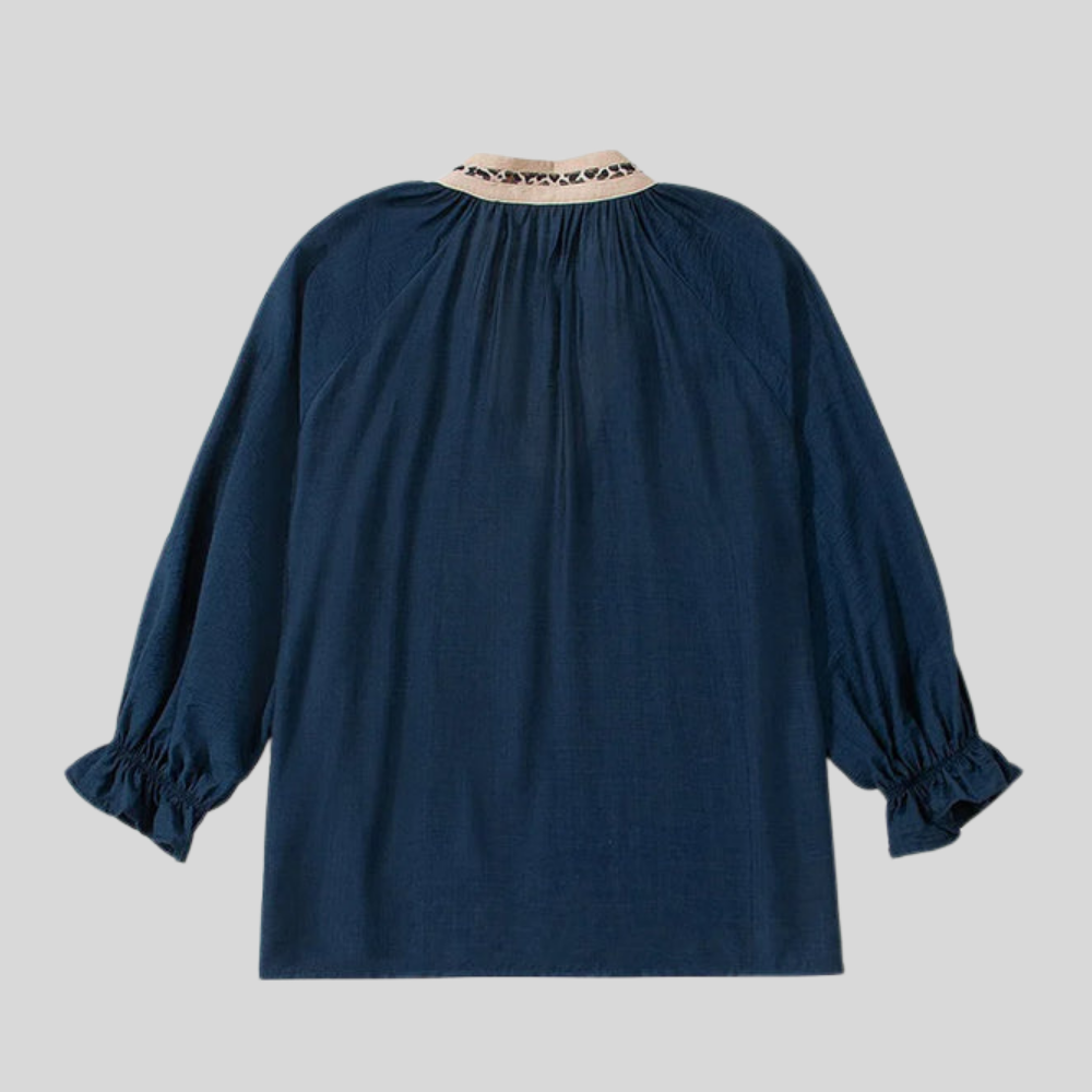 Long Sleeve Plus Size Blouse