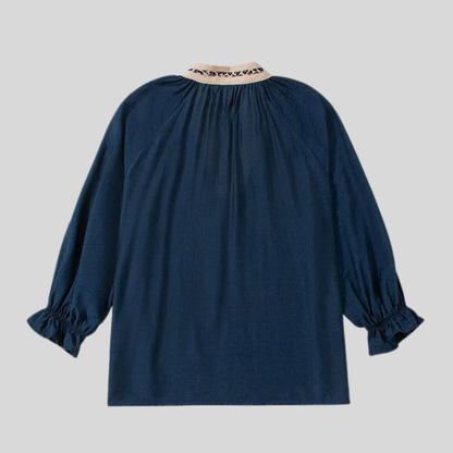 Long Sleeve Plus Size Blouse