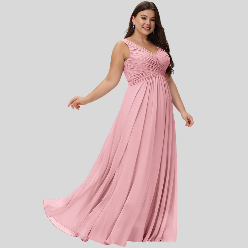 Plus Size Elegant Maxi Dress