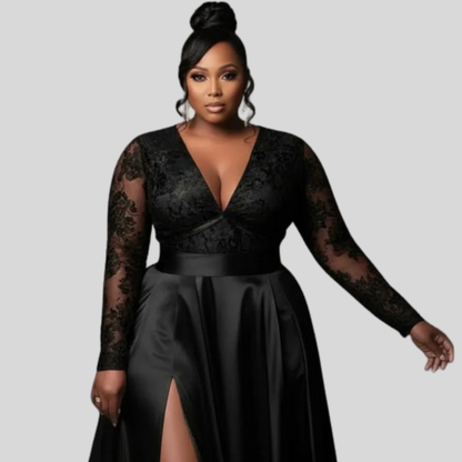 Plus Size Formal Maxi Dress