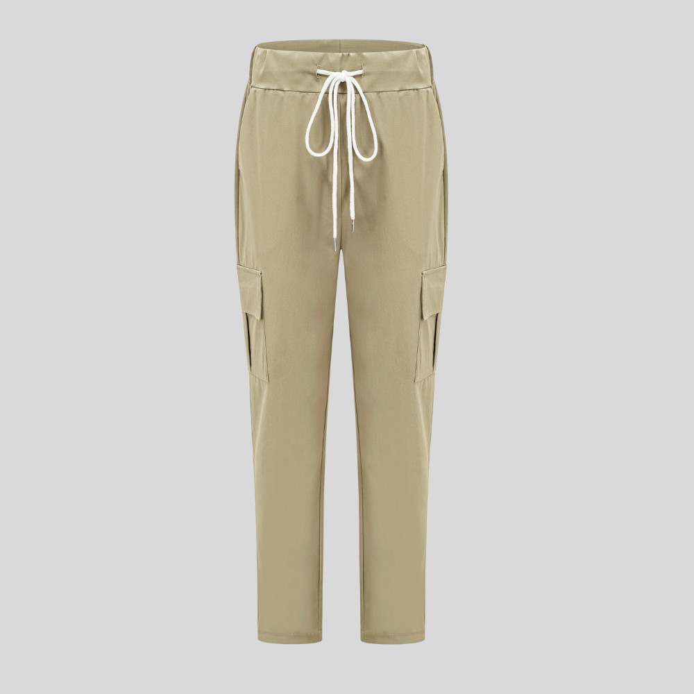 Pocket Detail Plus Size Pants