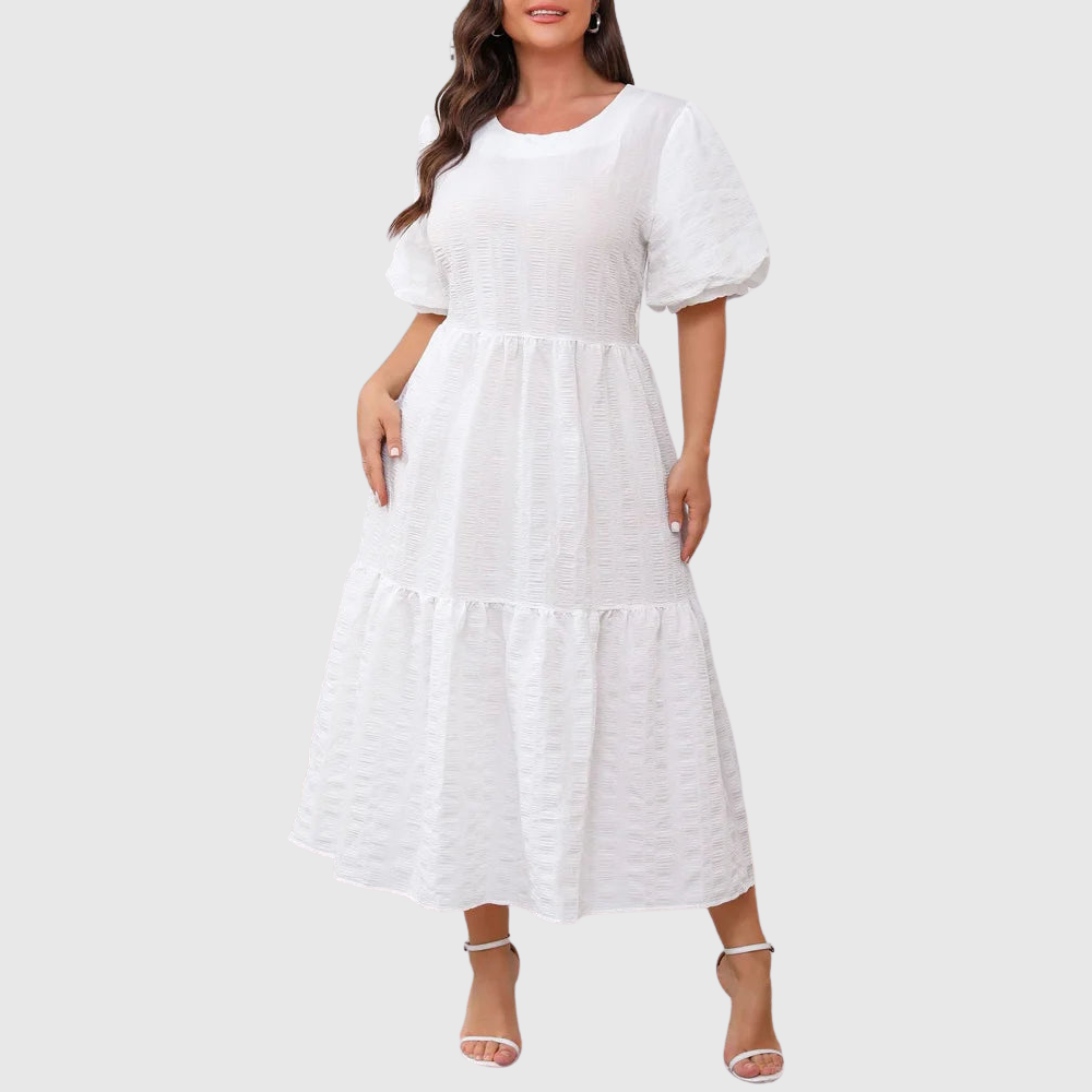 Breeze Puff Plus Size Dress