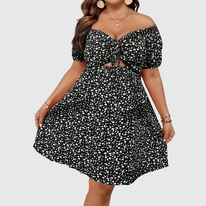 Vacation Floral Plus Size Dress