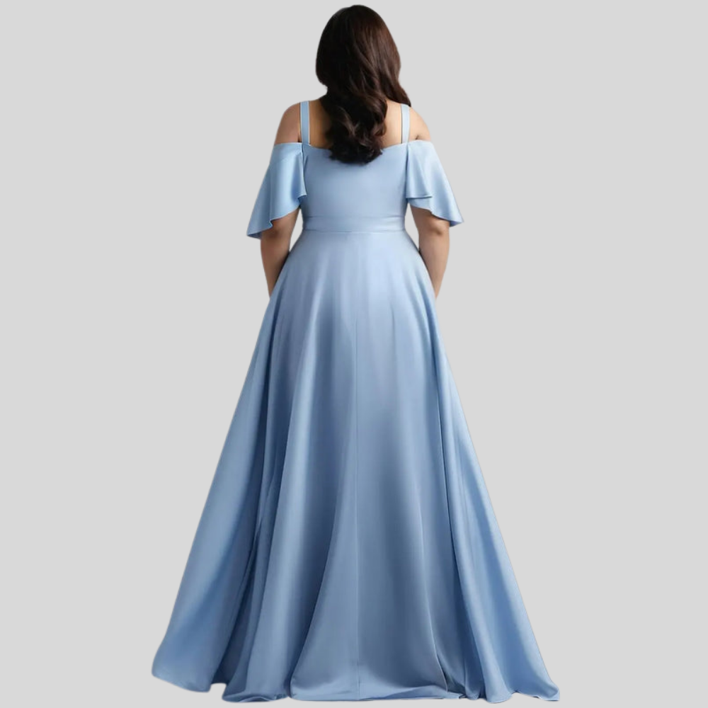 Plus Size Off Shoulder Dress