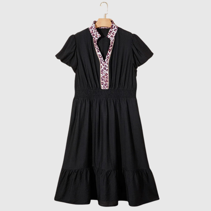 Patchwork Plus Size Maxi Dress