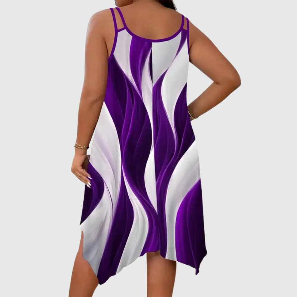 Geometric Plus Size Dress