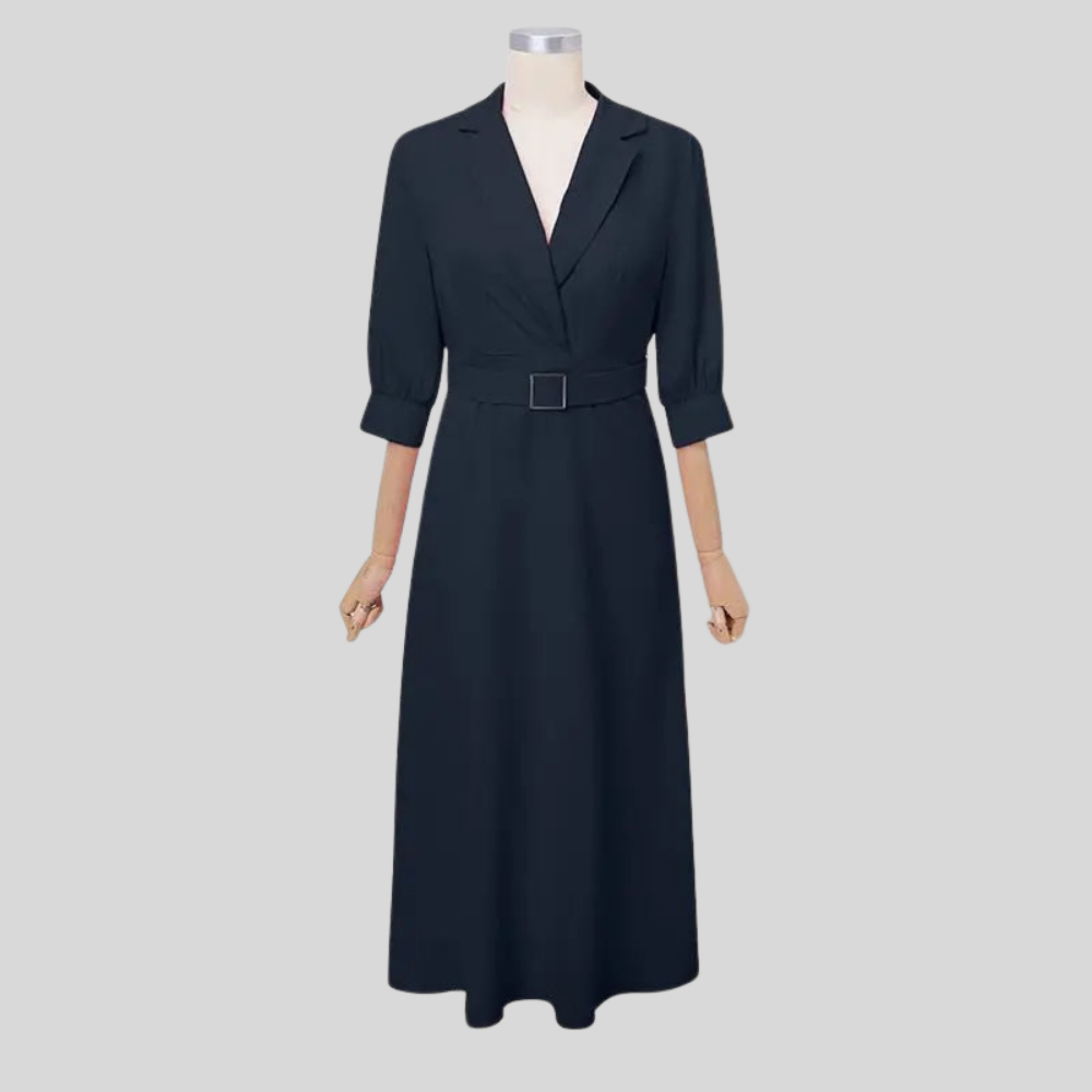 Plus Size A Line Midi Dress