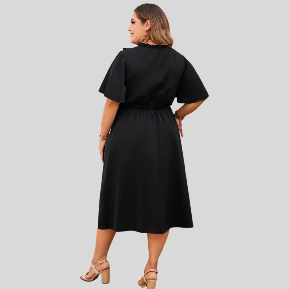 Frill Plus Size Summer Dress