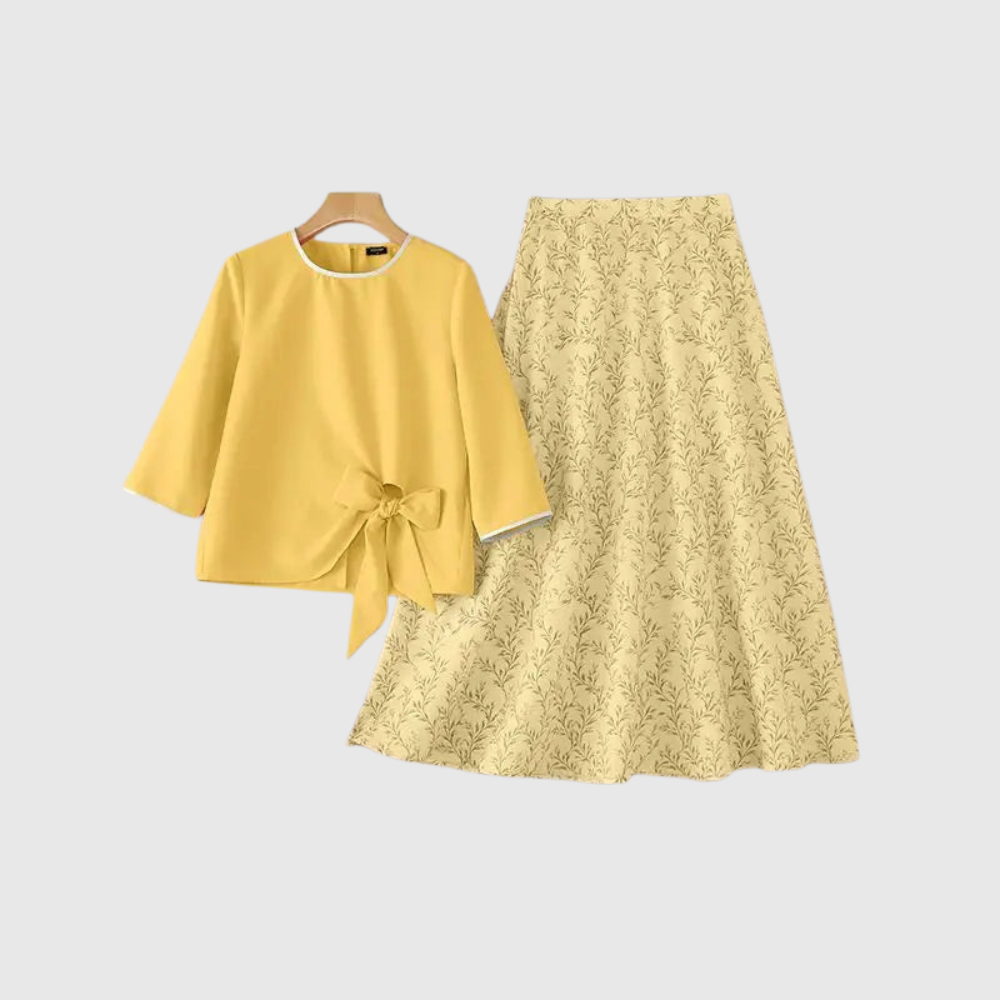 Floral Plus Size Dress Set