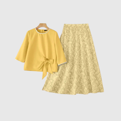 Floral Plus Size Dress Set