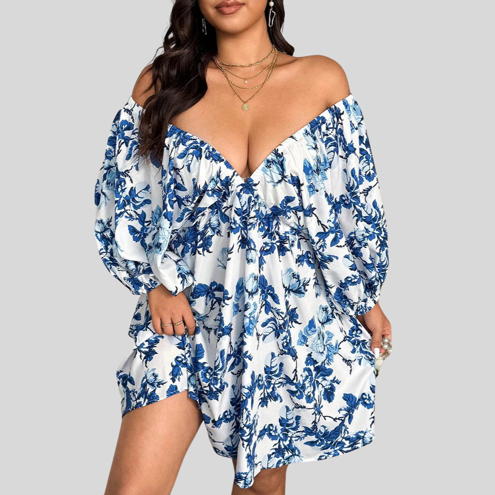 Plus Size Floral Maxi Dress