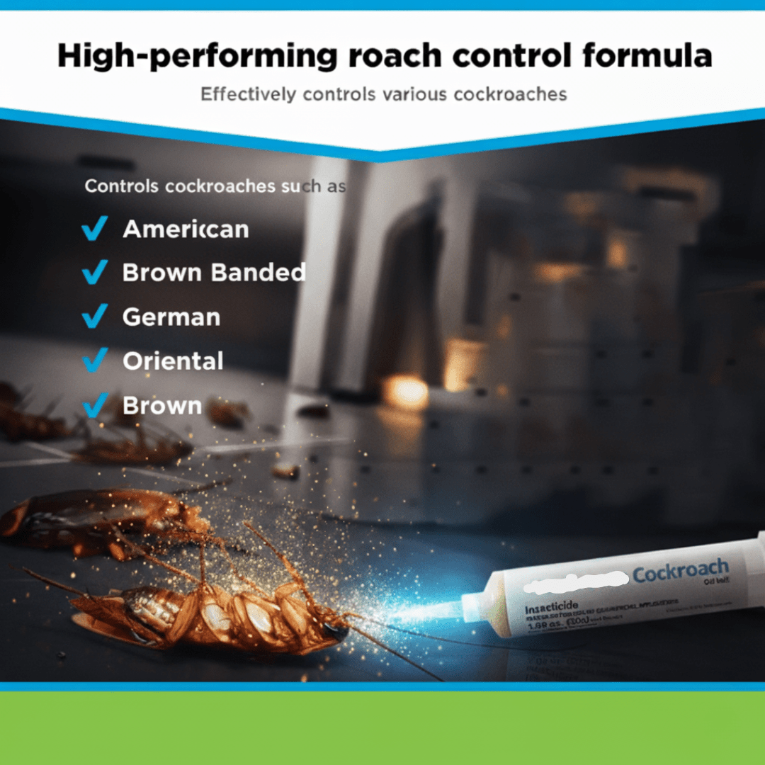 ROACHGUARD – Cockroach Gel Bait for Indoor & Outdoor Use