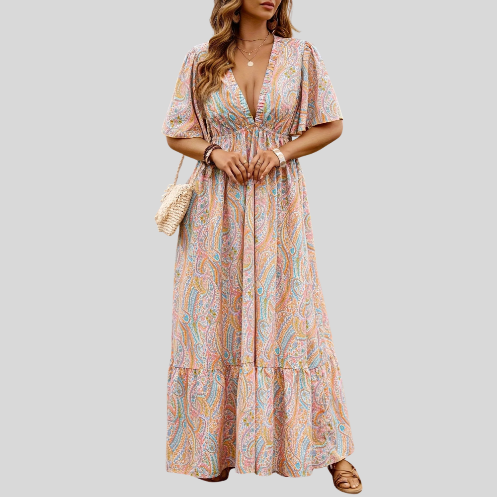 Paisley Plus Size Summer Dress