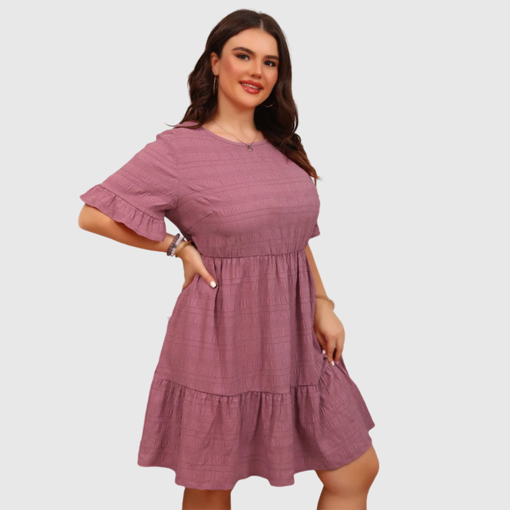 Ruffle Plus Size Summer Dress