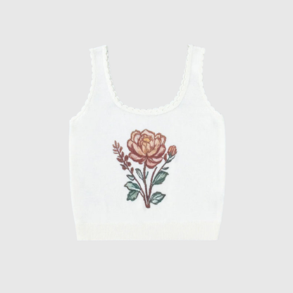 Floral Plus Size Tank Top