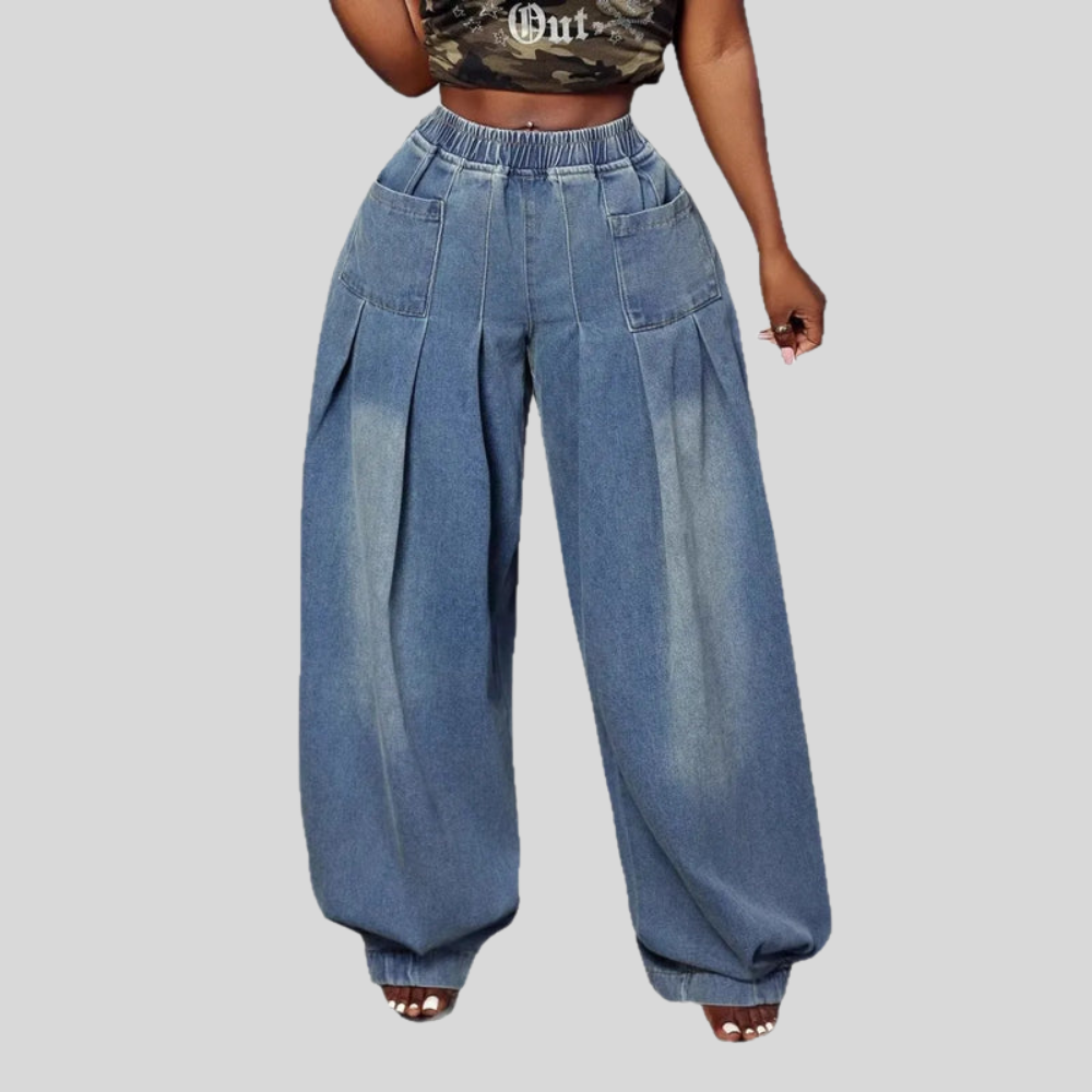 High Waist Plus Size Jeans