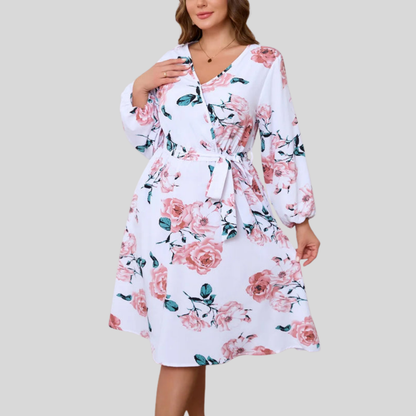 Plus Size Bloom Midi Dress