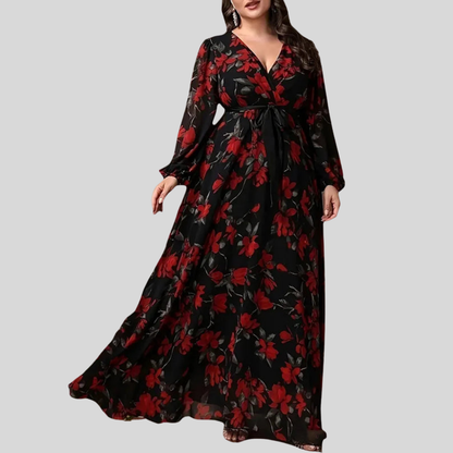 Floral Plus Size Maxi Dress
