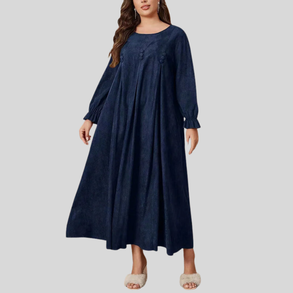 Jacquard Plus Size Maxi Dress