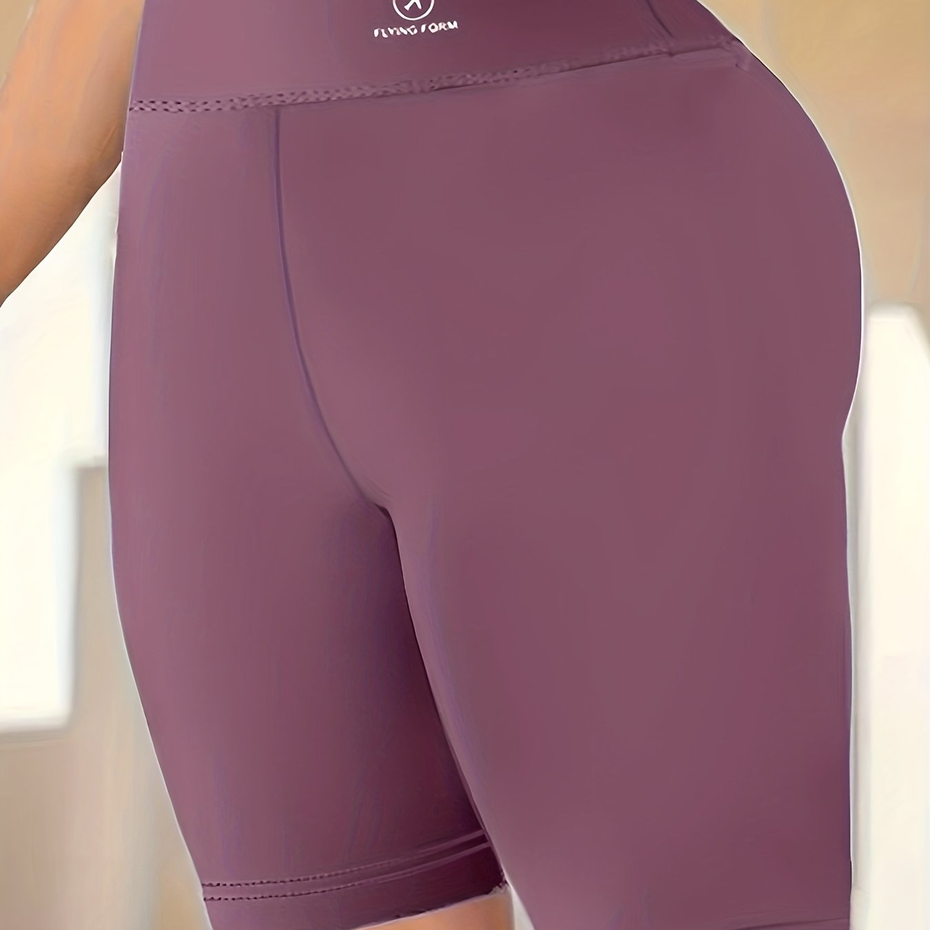 Plus Size High Waist Shorts