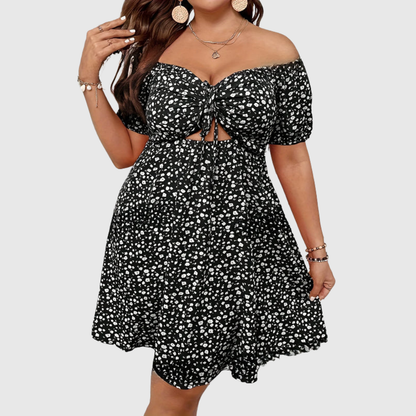 Vacation Floral Plus Size Dress