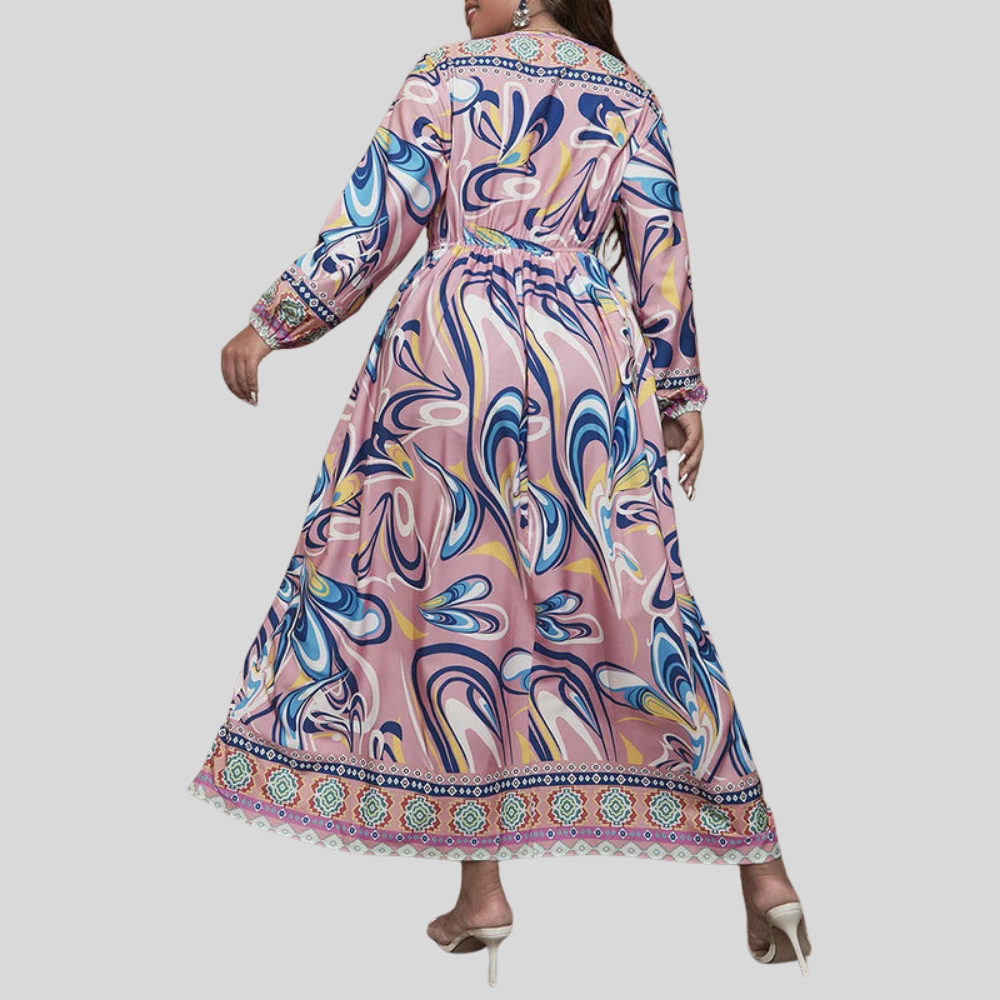 Plus Size Boho Maxi Dress