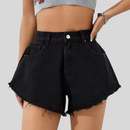High Waist Plus Size Shorts