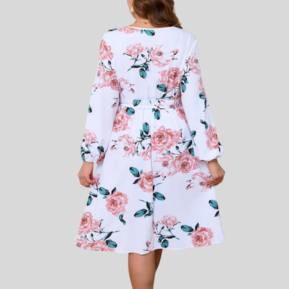 Plus Size Bloom Midi Dress