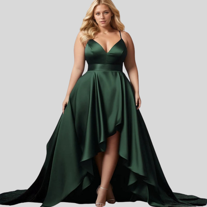 Plus Size Formal Highlow Gown