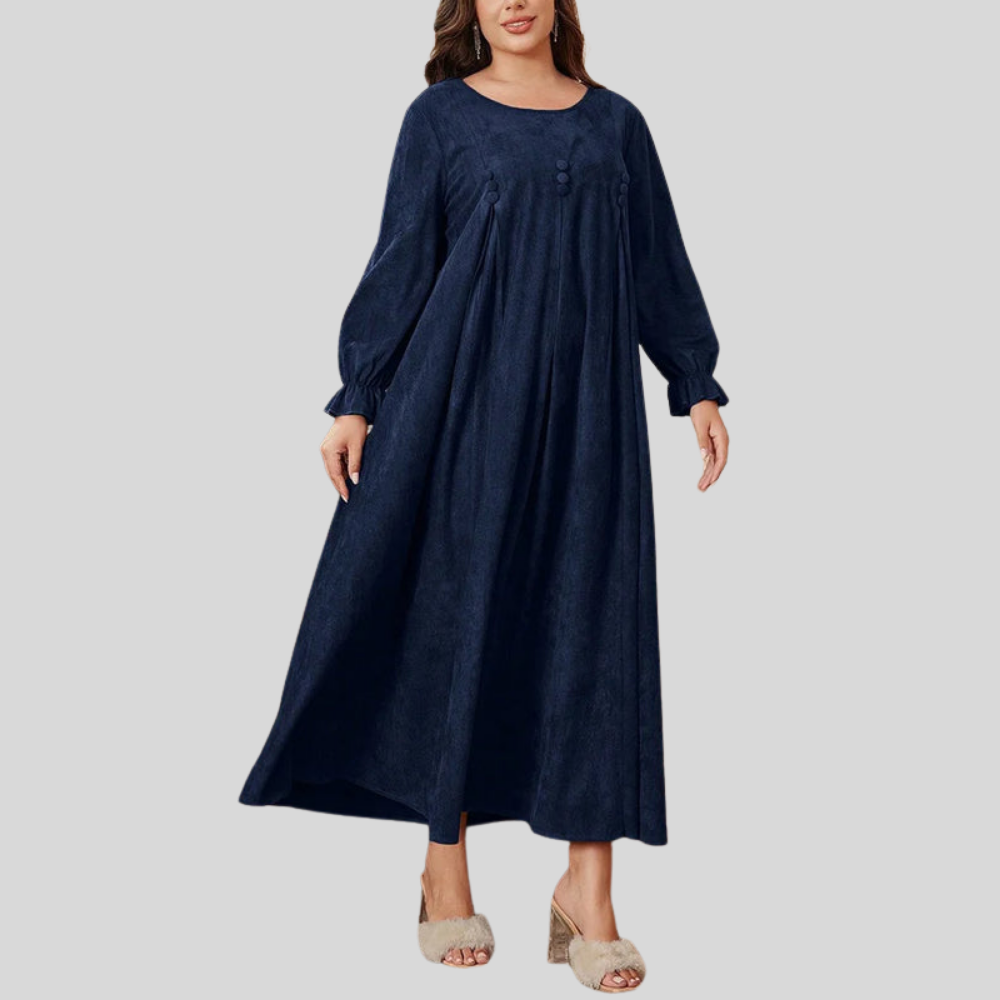 Jacquard Plus Size Maxi Dress