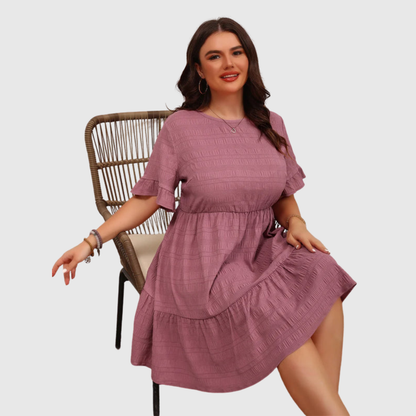 Ruffle Plus Size Summer Dress
