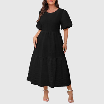 Breeze Puff Plus Size Dress