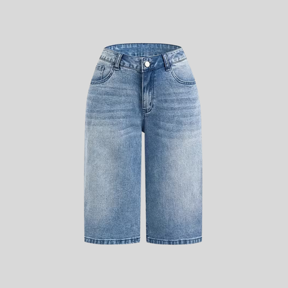Loose Fit Stretch Capri Pants