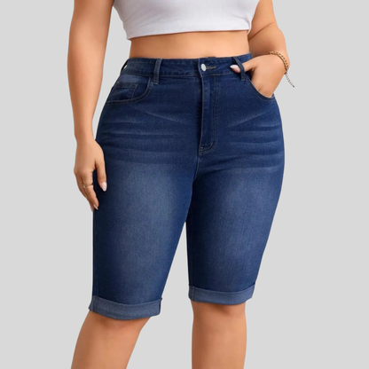 Mid Thigh Plus Size Shorts