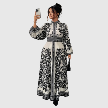Ethnic Plus Size Casual Dress
