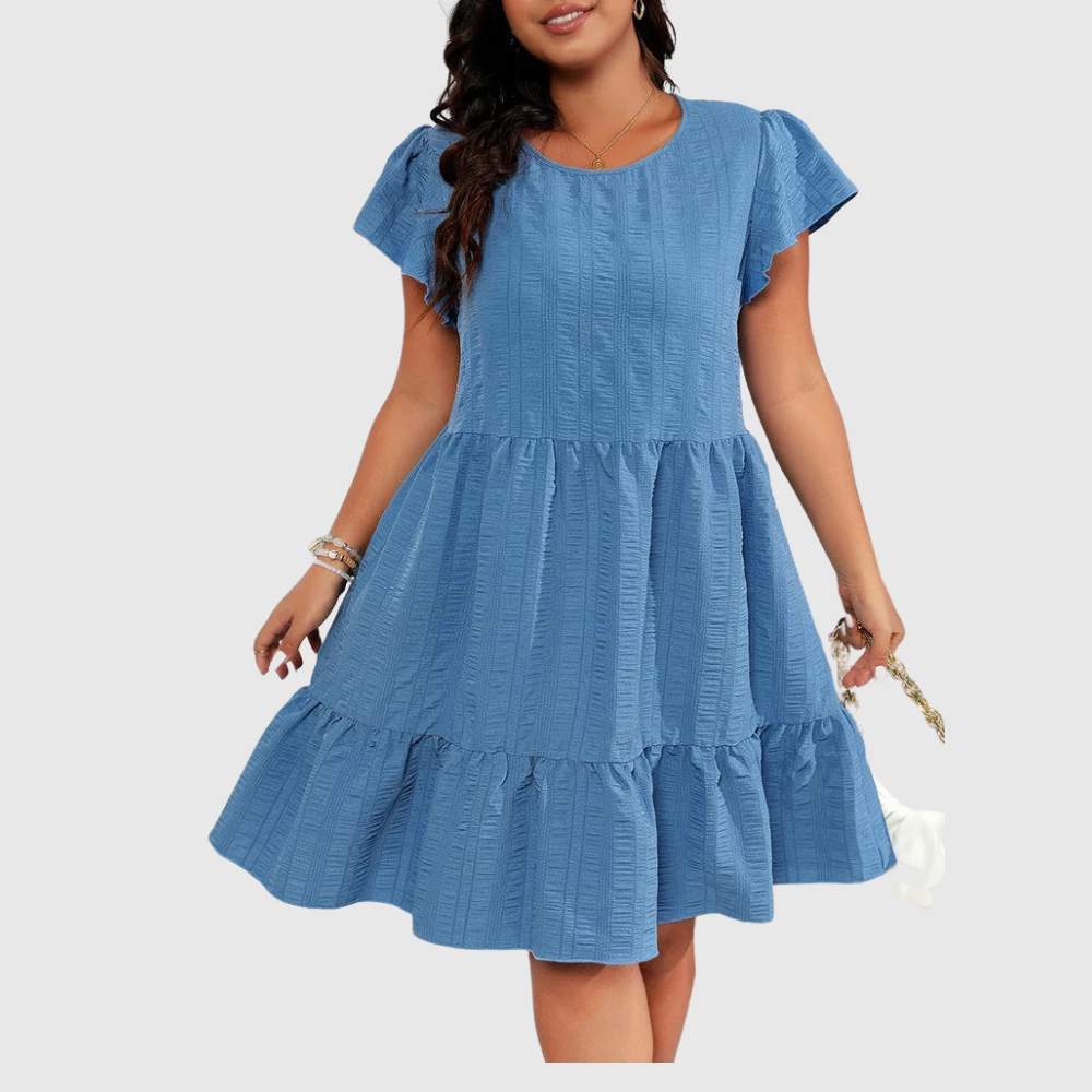 Butterfly Plus Size Summer Dress